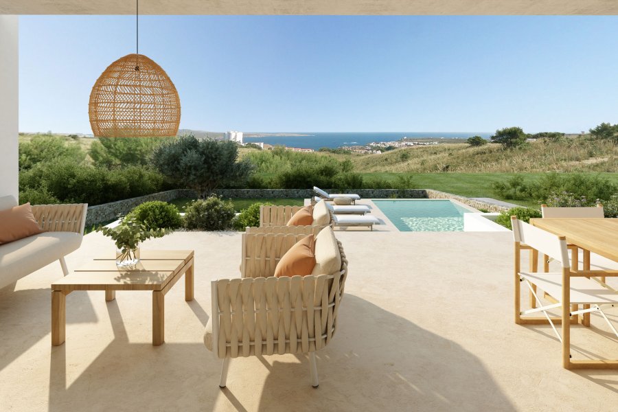 Construcción de casas unifamiliares en Coves Noves, Menorca